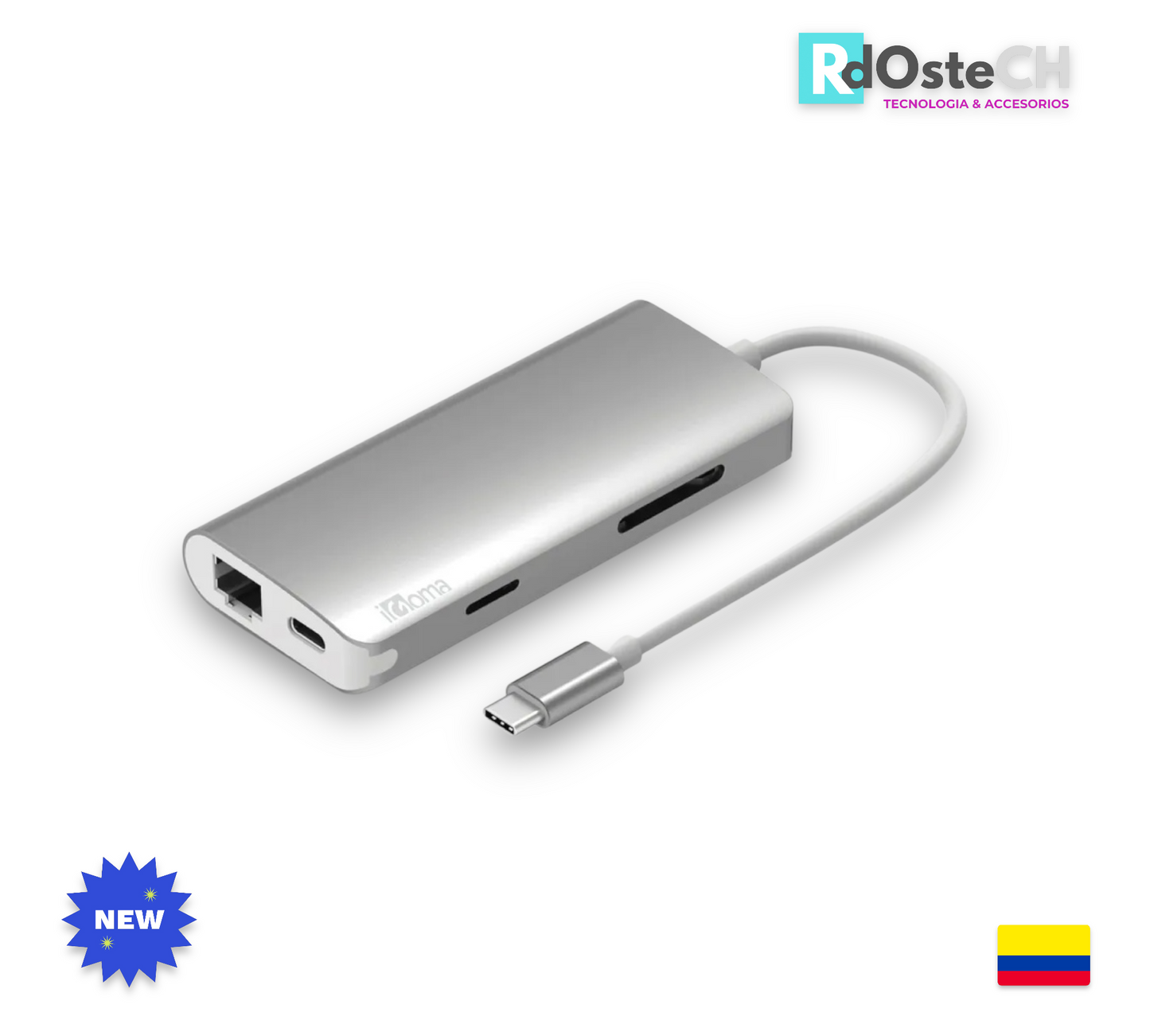 HUB conector 8 en 1