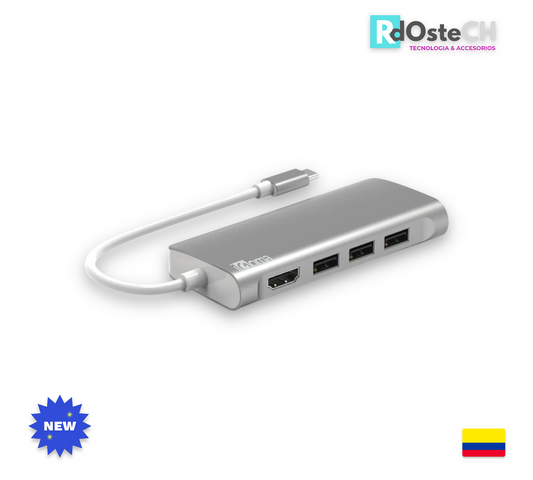 HUB conector 8 en 1