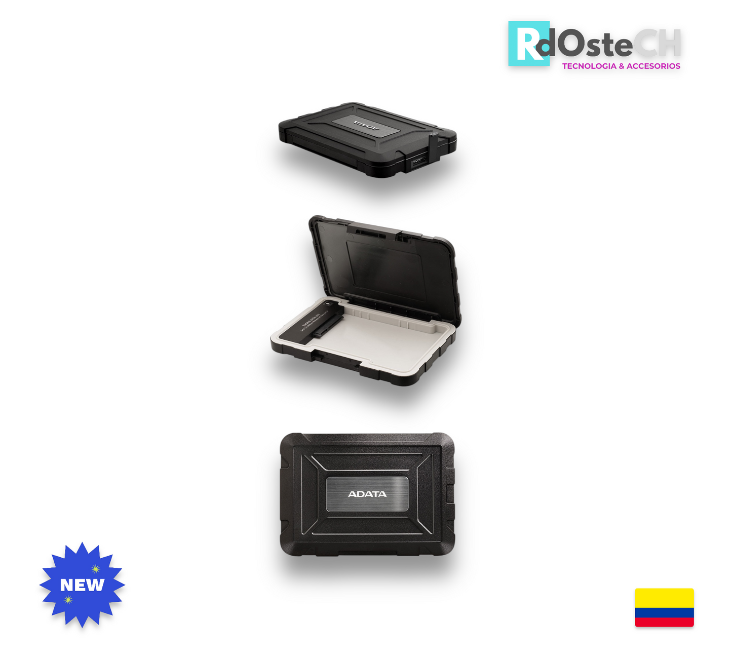 Caja Externa Anti Choques Adata Ed600 Discos 2.5