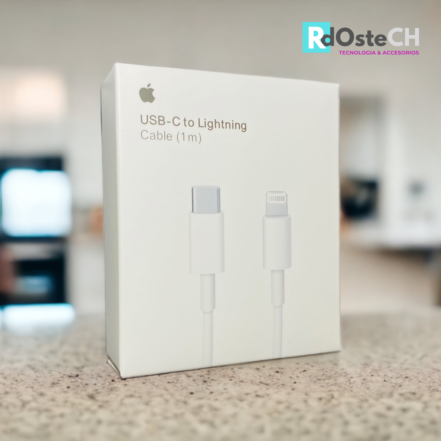 1-Adaptador y Cable Para iPhone Tipo C Lightning De Carga Rápida