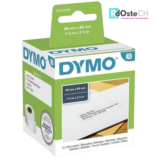 9-Rollo adhesivo impresora DYMO 550